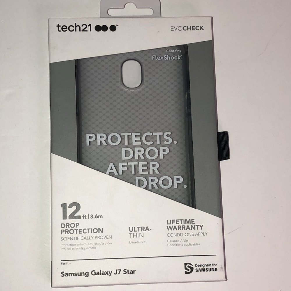 NEW - Samsung Galaxy J7 Star Ultra Thin Flex Shock Phone Case New in Box